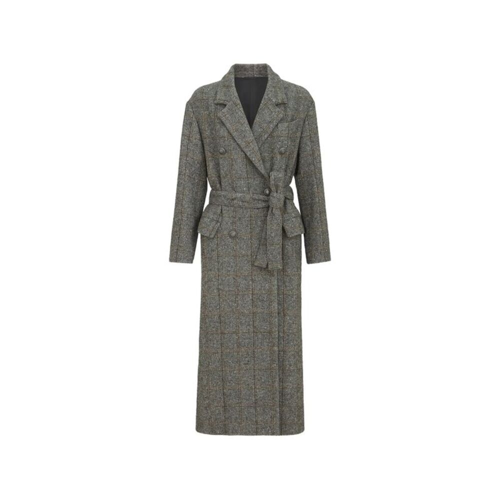 Brunello Cucinelli Grey Coats - Double Breasted & Peacoats Women